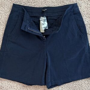 J. Crew Dark Blue Women's Bermudas